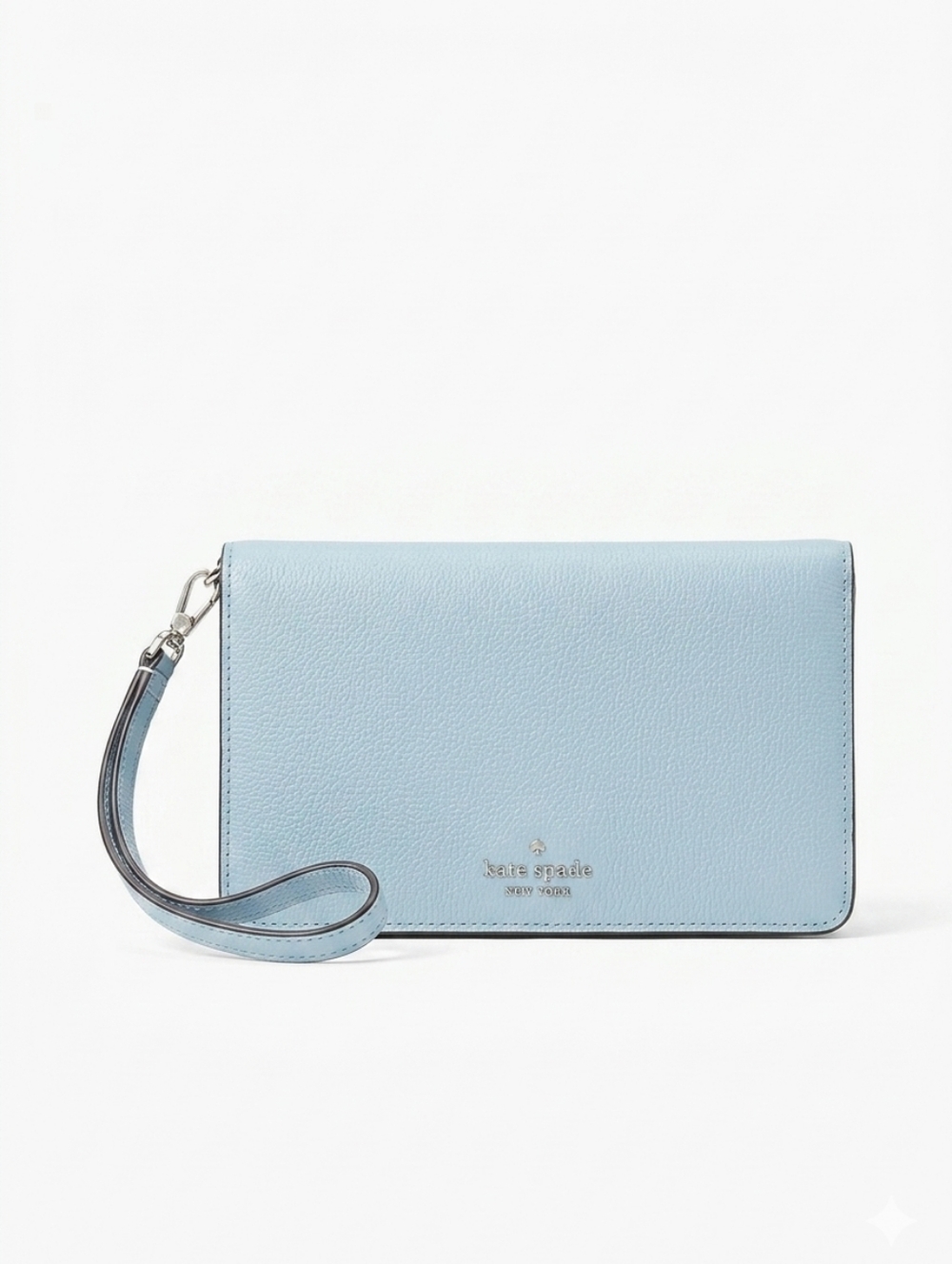kate spade Powder Blue Wristlet Clutch with Strap
